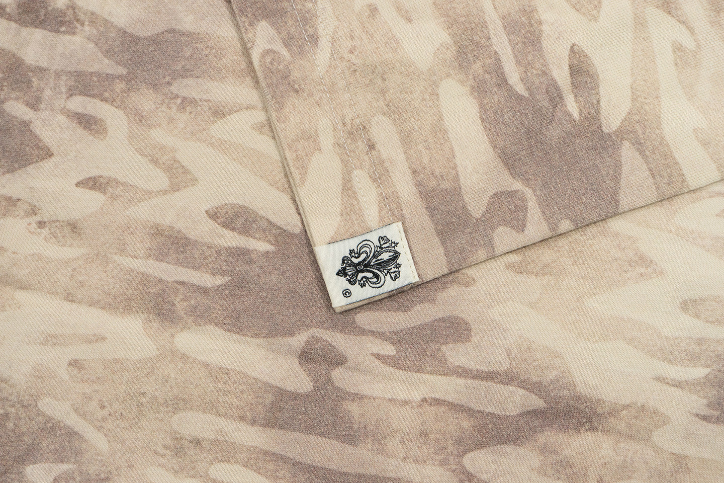 GRAF&WU Vintage Finish Camouflage Thin Long-sleeve Shirt