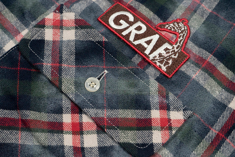 GRAF&WU Giraffe Football Embroidery Vintage Thin Shirt