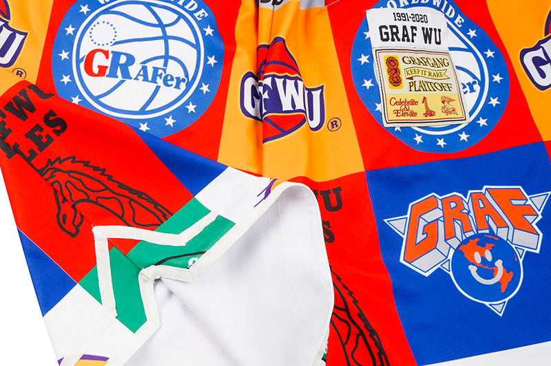 GRAF&WU Basketball Club Team Sports Loose Basketball Shorts