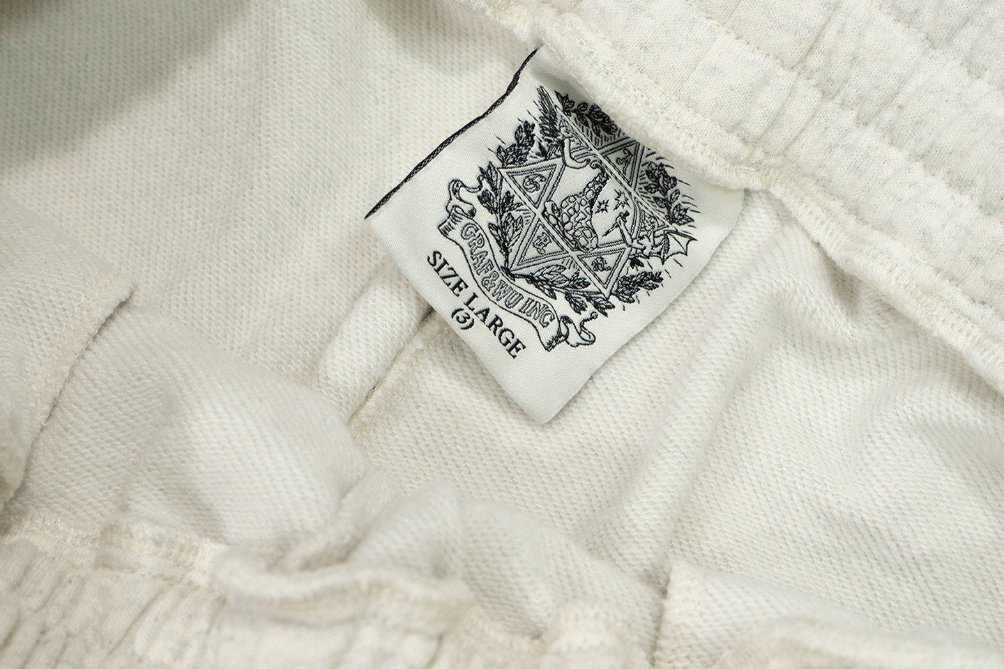 GRAF&WU Vintage Comic Patch Grunge Design Oversize Hip Hop Sweatpants