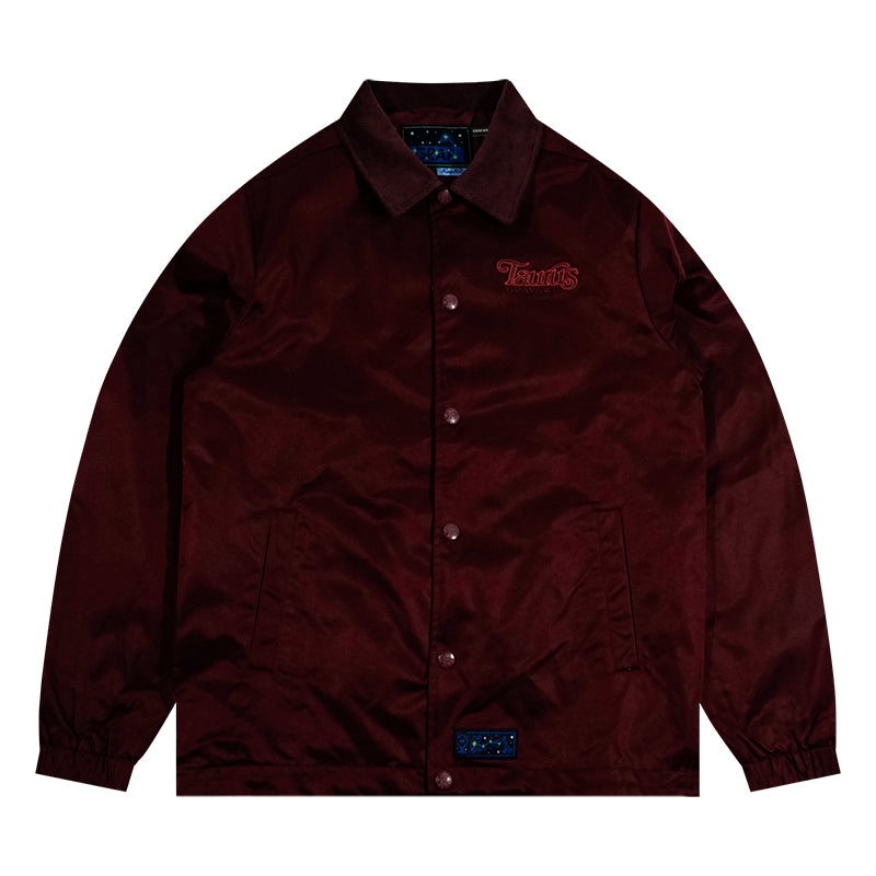 GRAF&WU 12 Signs Hip-hop Lyrics Embroidery Print Windproof Coach Jacket