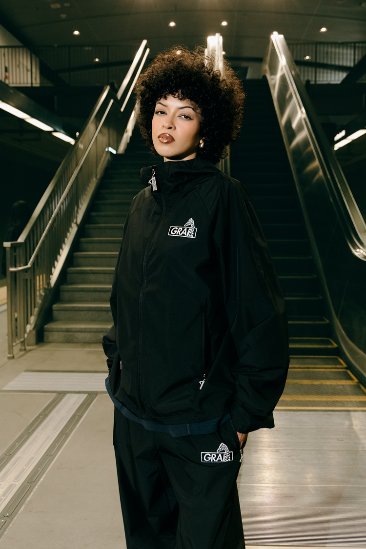 GRAF&WU SPORT Reflective print Lightweight Jacket