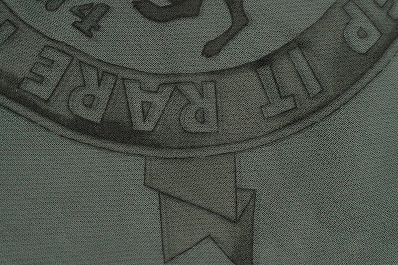 GRAF&WU Vintage Doberman Print Fleece Zip-Up Hoodie