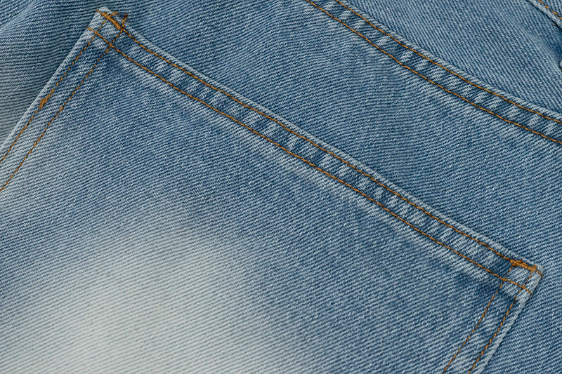GRAFWU Light Blue Oversized Jeans