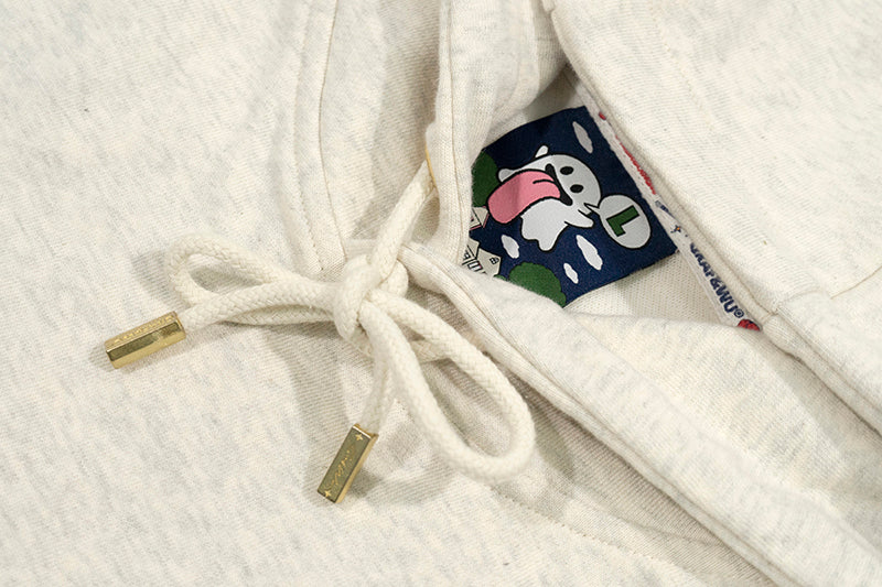 GRAF&WU New School 12 Rap Ghost Embroidered Hoodie