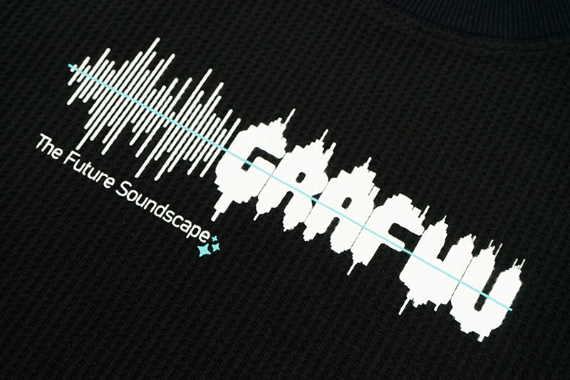 GRAFWU Music City Sound Wave Pattern Design T-Shirt