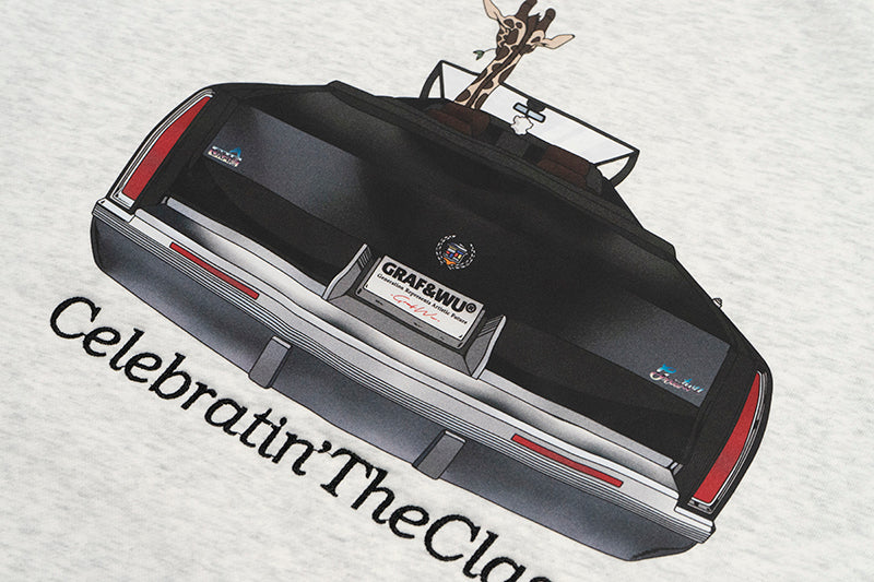 GRAF&WU Giraffe Classic Convertible Fleece Crew Neck Sweatshirt