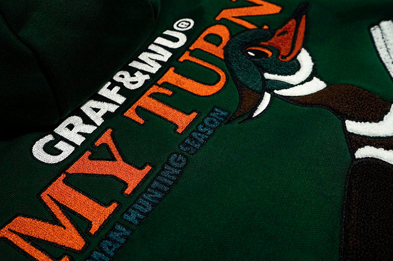 GRAF&WU MyTurn Hunting Series Duck Owl Fleece Hoodie