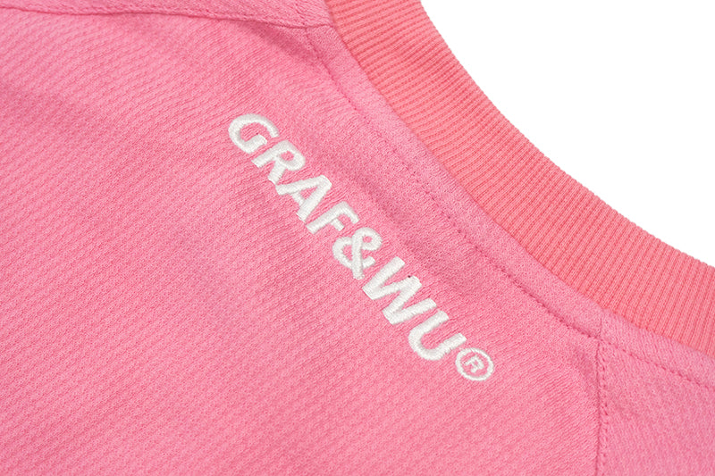 GRAF&WU Giraffe Embroidery Logo Layered Look long-sleeved Shirt