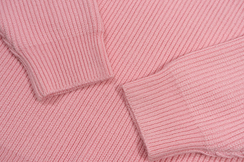 GRAF&WU Original Graf Embroidered Knitted Short POLO Collar Sweater