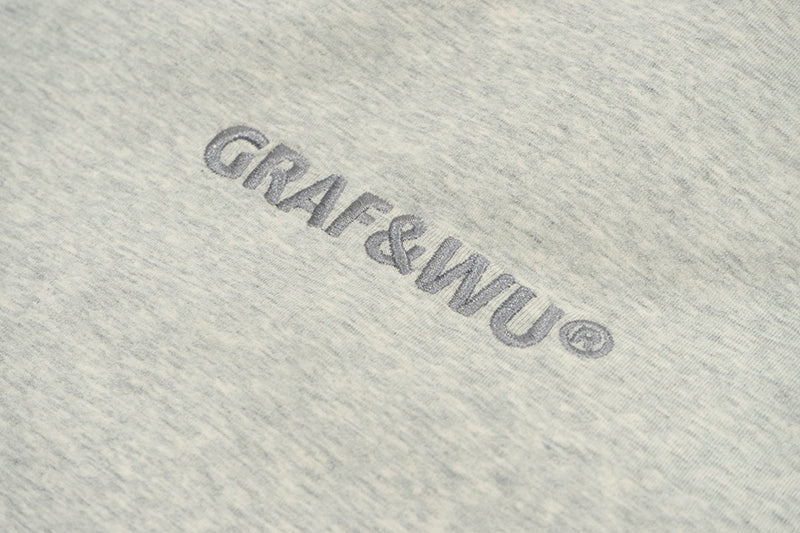 GRAF&WU Reversible Jacket-Embroidered Letter Two-in-One Layered Streetwear Coat