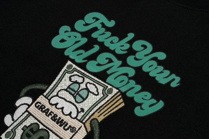 GRAFWU F*Ck your old money Letter T-Shirts