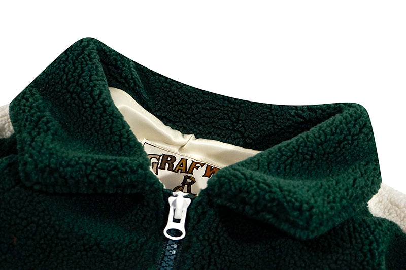 GRAF&WU Polar Fleece Coat Extra Thick Warm Unisex Jacket