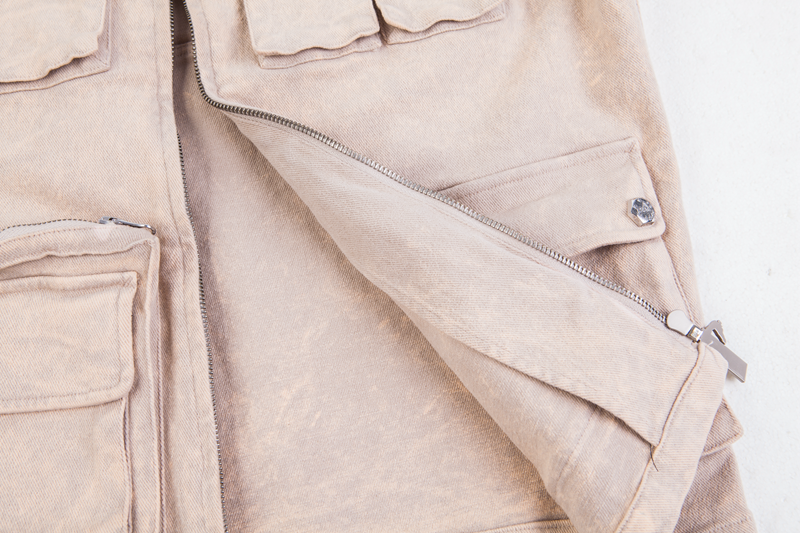 GRAF&WU Metal AK47 Angel Giraffe Military Multi-Pocket Jacket | Tactical Streetwear