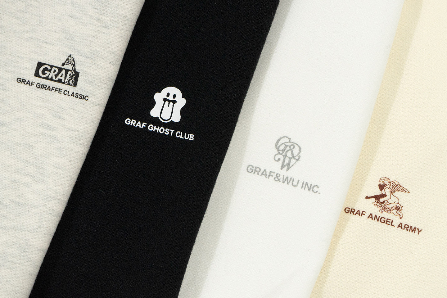 GRAF&WU Mini Angle Cute Ghost Giraffe Cotton Long-sleeved Shirt