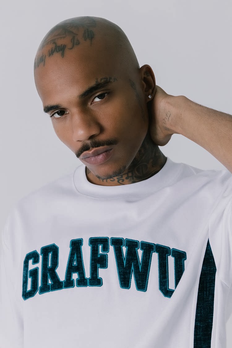 GRAF&WU Brand Letter Fashion Streetwear T-shirt