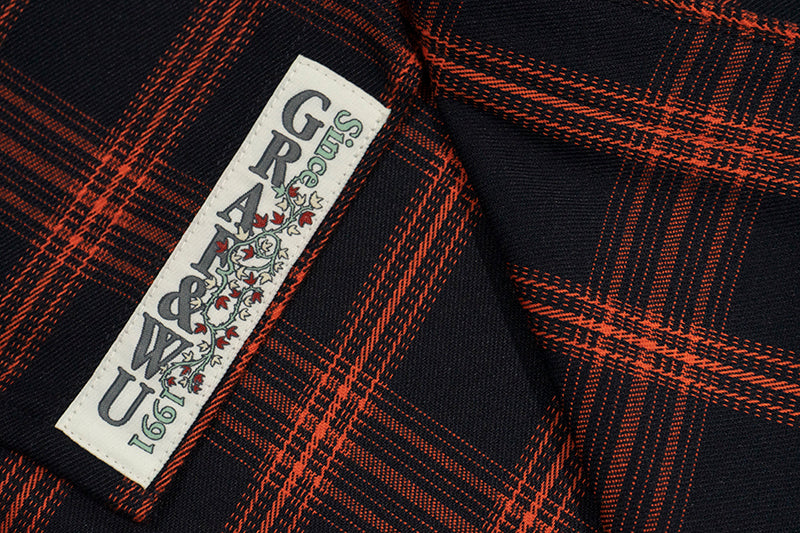 GRAF&WU Brand Logo Embroidered Street Shirt