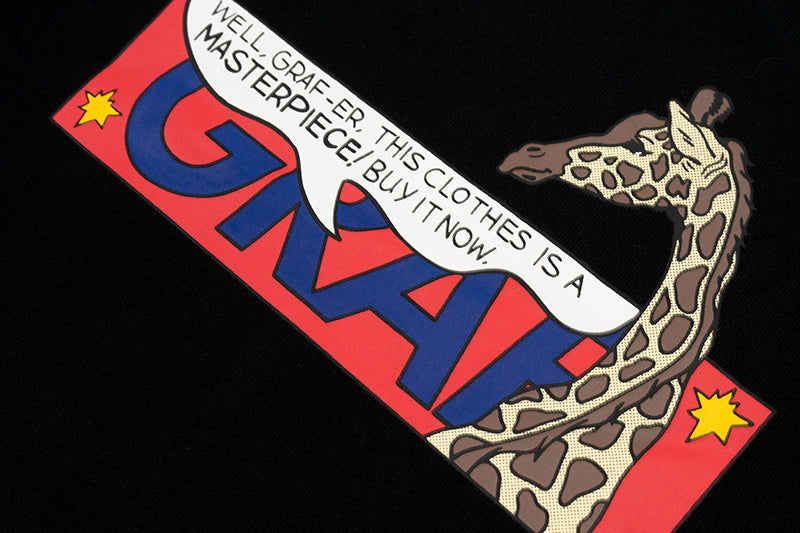 GRAF&WU Roy Pop Art Graphic Loose Cotton Long Sleeve Tee