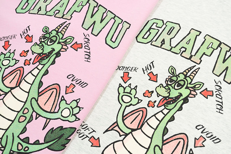 GRAF&WU Touch A Green Dragon Guide Fun T-Shirts
