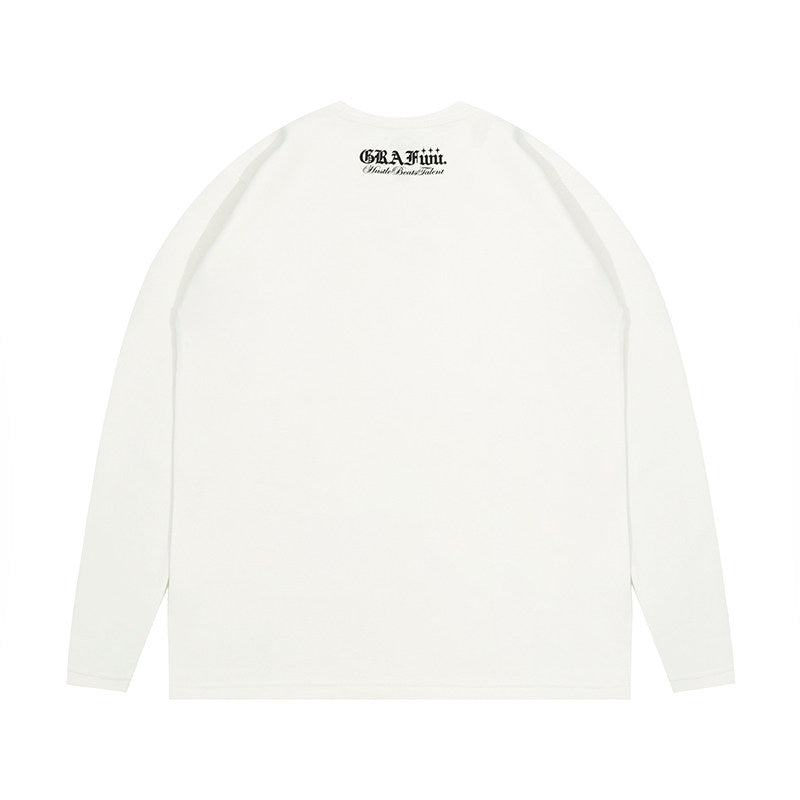 GRAF&WU Essential Slim Fit Long Sleeve Tee | Unisex Basic Streetwear