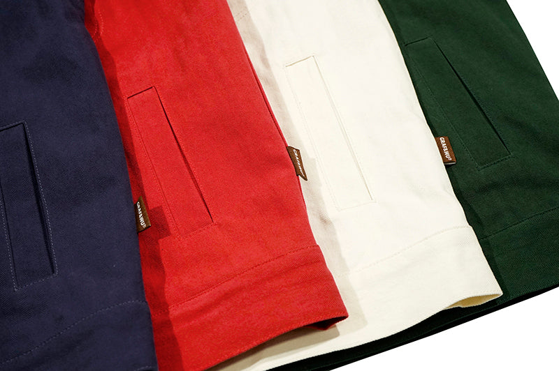 GRAF&WU Brand Letter Gold Thread Eembroidery Workwear Jacket Coat