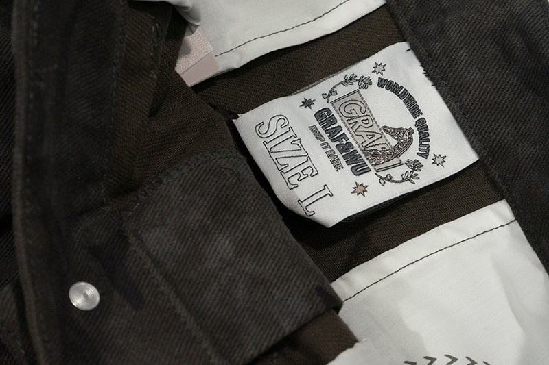 GRAF&WU Bronze Label Camouflage M65 Cargo Workwear Street Baggy Pants