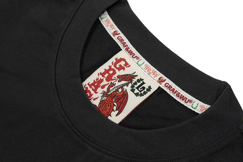 GRAFWU Giraffe Skeleton Hip-Hop T-Shirts
