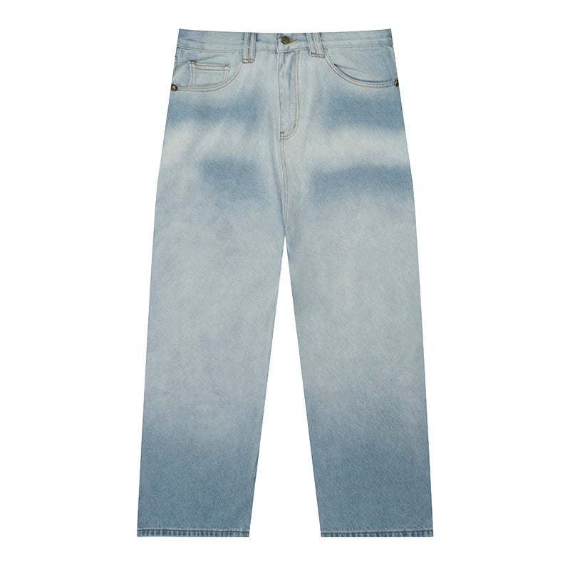 GRAFWU Light Blue Oversized Jeans