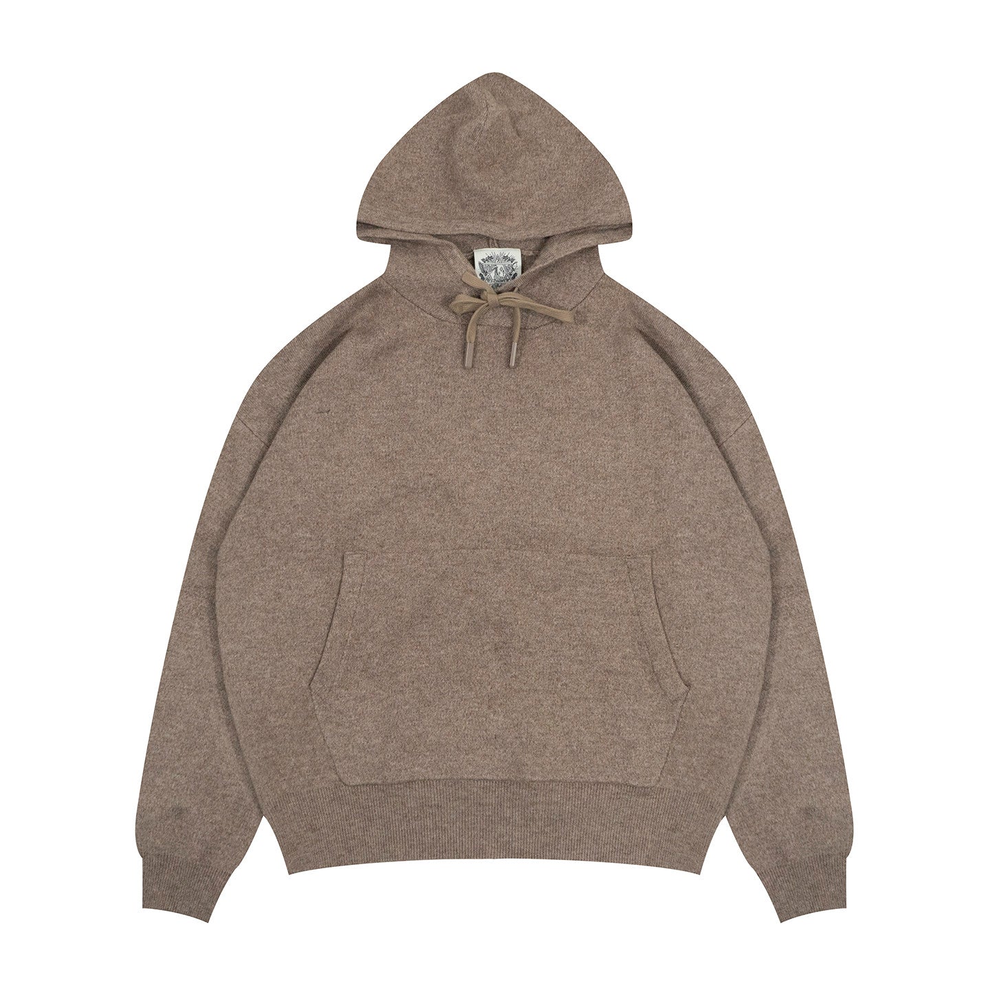 GRAF&WU Casual Quiet Luxury Cozy Knit Hoodie