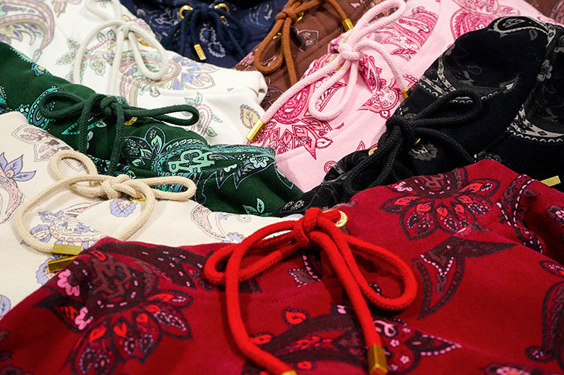 GRAF&WU Paisley 2.0 Illustrated Art Printed Fleece Hoodie