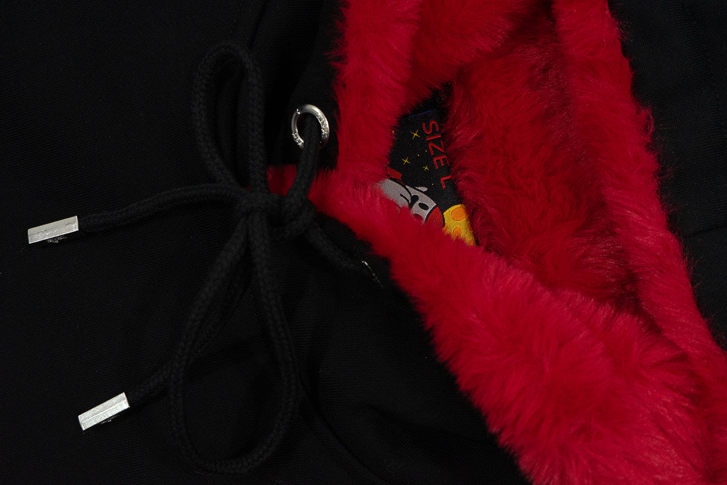 GRAF&WU 12 Christmas Cute Ghost Retro Loose Fleece Hoodies Fur Hat