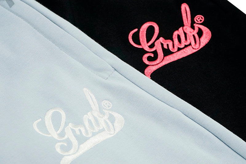 GRAF&WU Embroidered Letter Slim-Fit Lightweight Sweatpants