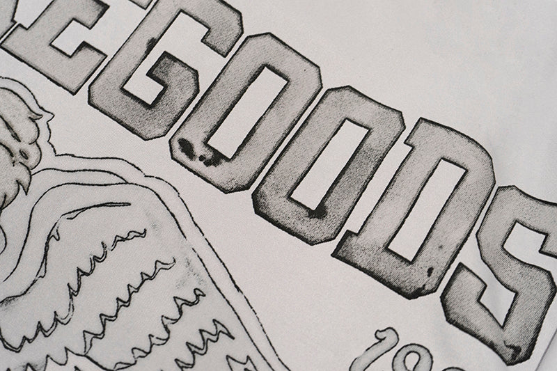 GRAF&WU Floral Giraffe Goddess Blessing Cotton Padded Coach Jacket