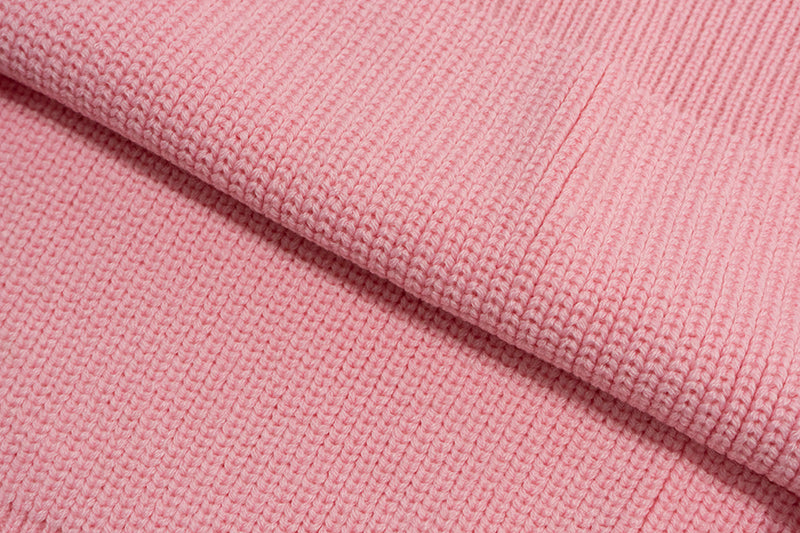 GRAF&WU Original Graf Embroidered Knitted Short POLO Collar Sweater