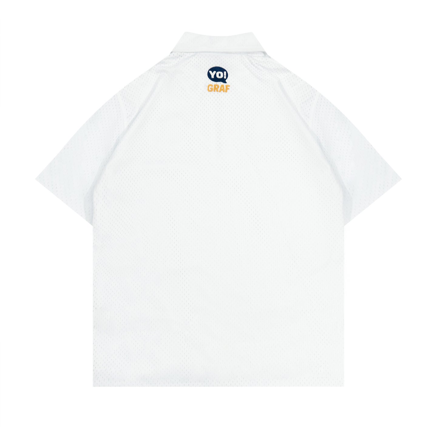 GRAF&WU Cute embroidery badge design double-layer mesh breathable T-shirts