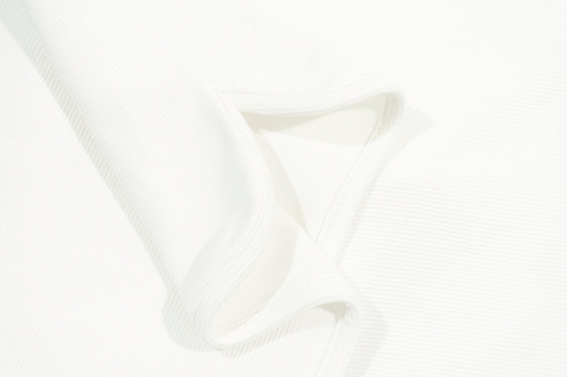 GRAF&WU Vintage Letter Cotton Henley Collar Long-sleeve Shirt