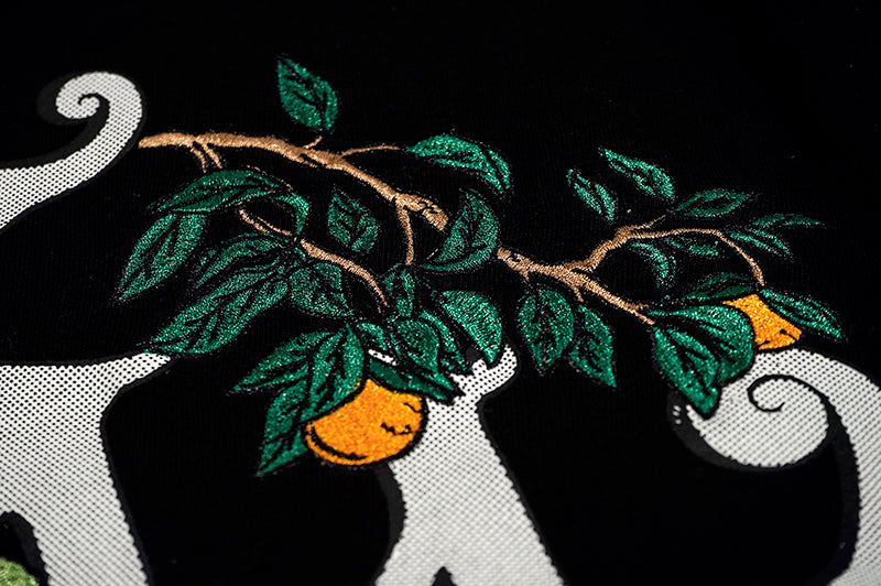 GRAF&WU Embroidered Hoodie - Fleece Pullover Sweatshirt Unisex Streetwear