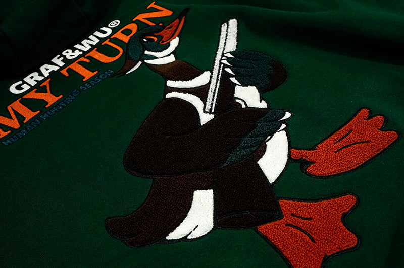 GRAF&WU MyTurn Hunting Series Duck Owl Fleece Hoodie