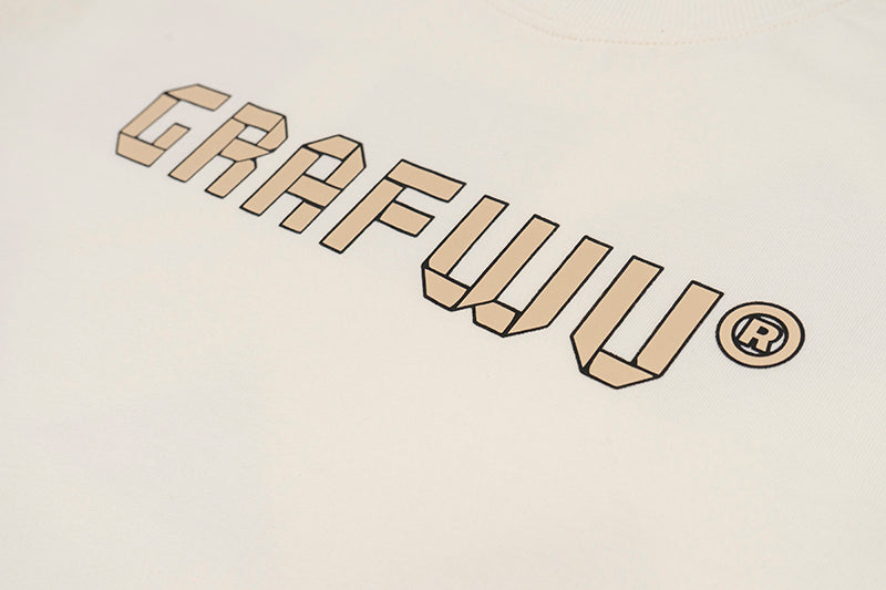 GRAF&WU Fold Paper Giraffe Printed Cotton T-shirt