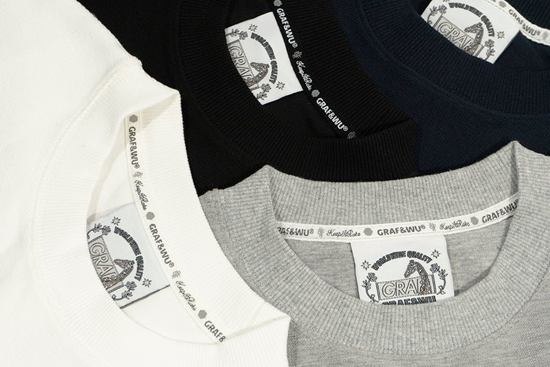 GRAF&WU Clean Fit Solid Cotton Long-sleeved Shirt