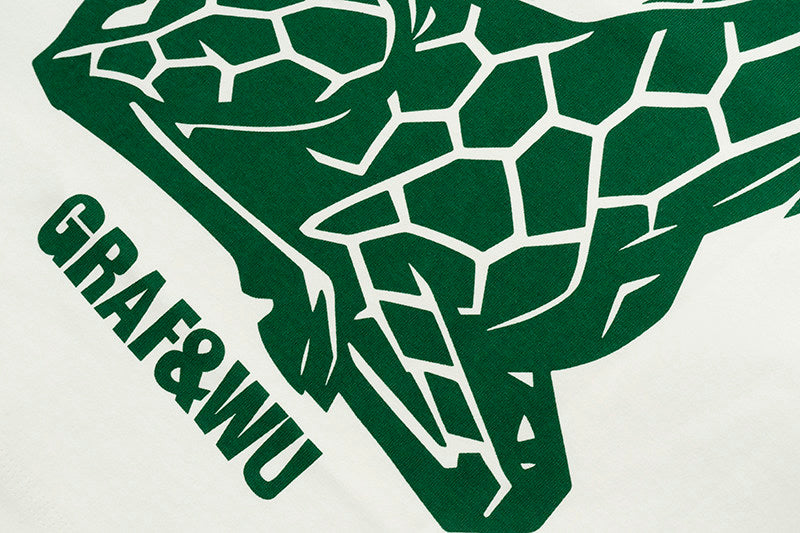 GRAF&WU Jungle Monstera giraffe Fshion Design T-shirt