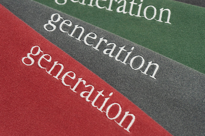 GRAF&WU Keep It Rare Hustle Hard Slogan Vintage Long-sleeve Shirt