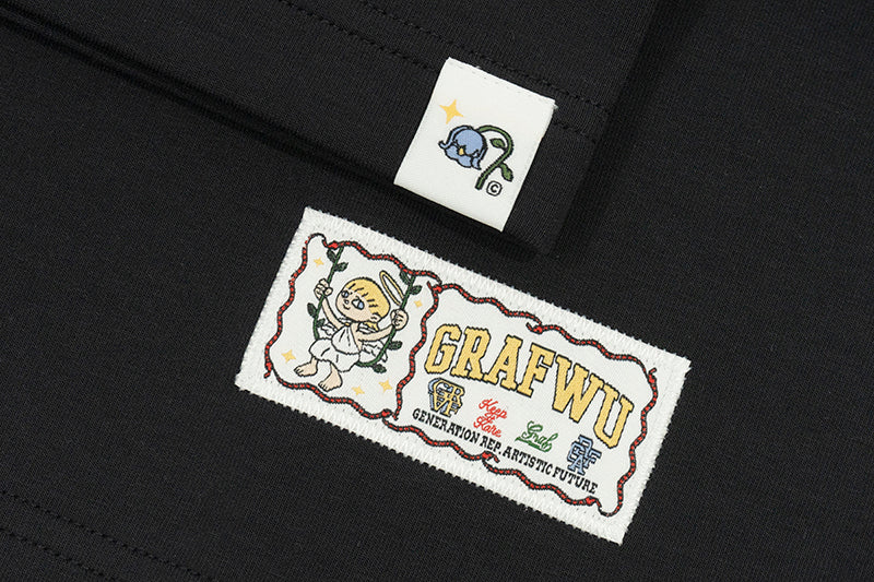 GRAFWU Pearl GW Letter Ak47 Angel T-Shirts