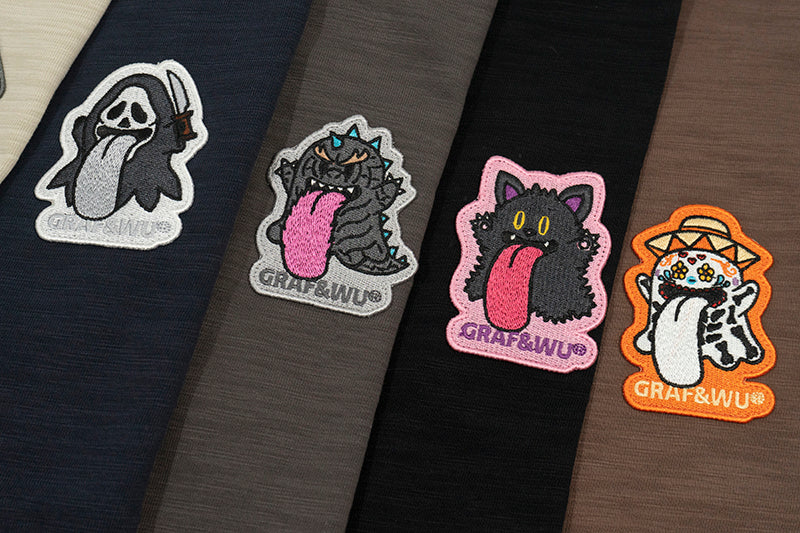 GRAF&WU Halloween Godzilla Unicorn Cute Ghost Long-sleeve Shirt