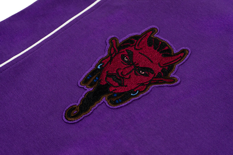 GRAFWU Devil Black Cat Two-Headed Sheep Embroidery Basketball Vest