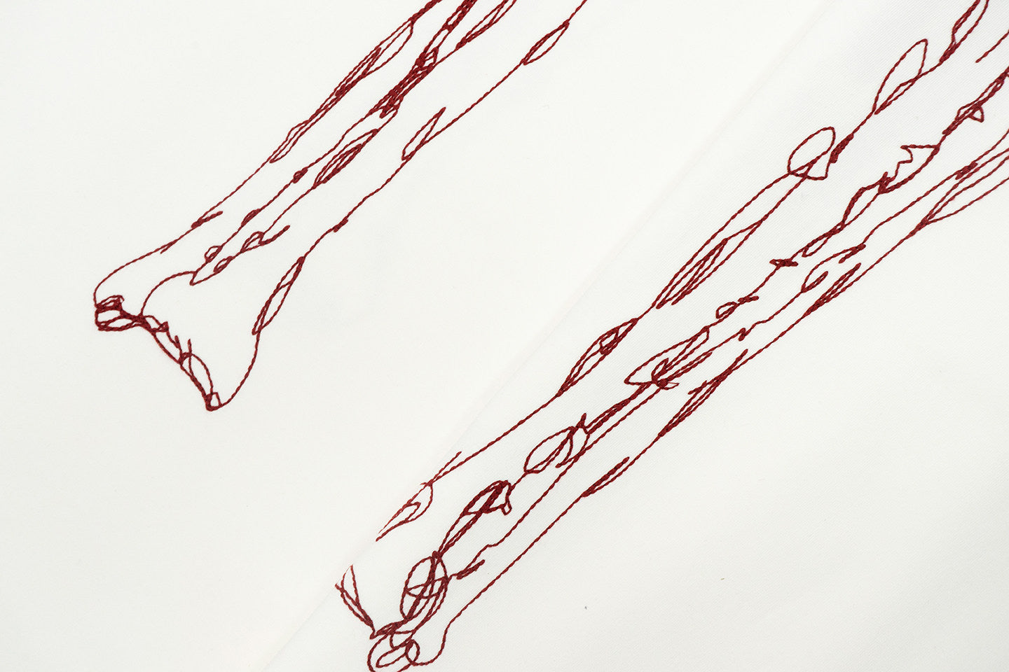 GRAF&WU Skeletal Leg Bone Graphic Print Streetwear Joggers