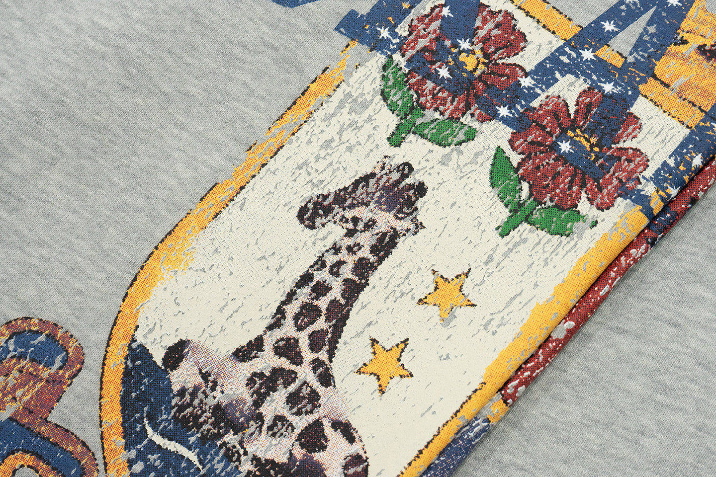 GRAF&WU Vintage Badge Graphic Oversize Sweatpants