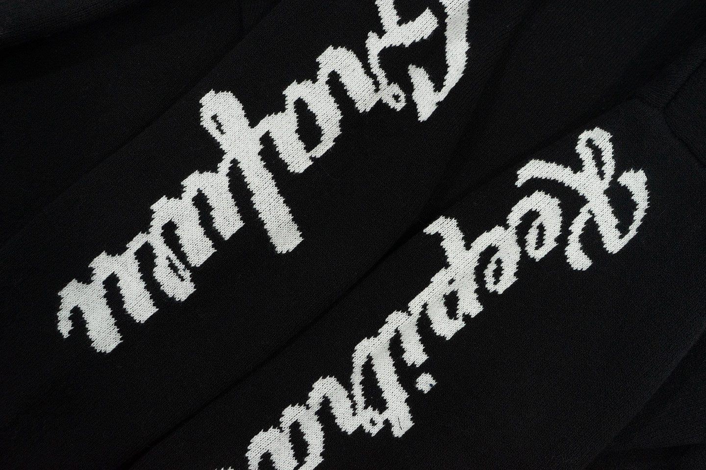 GRAF&WU Simple Retro Loose Knitted Sweater Hoodie