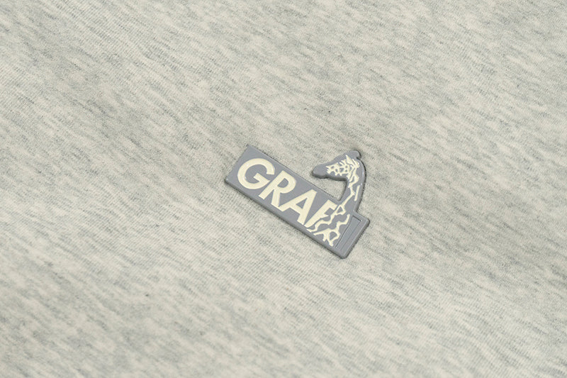 GRAF&WU Reversible Jacket-Embroidered Letter Two-in-One Layered Streetwear Coat