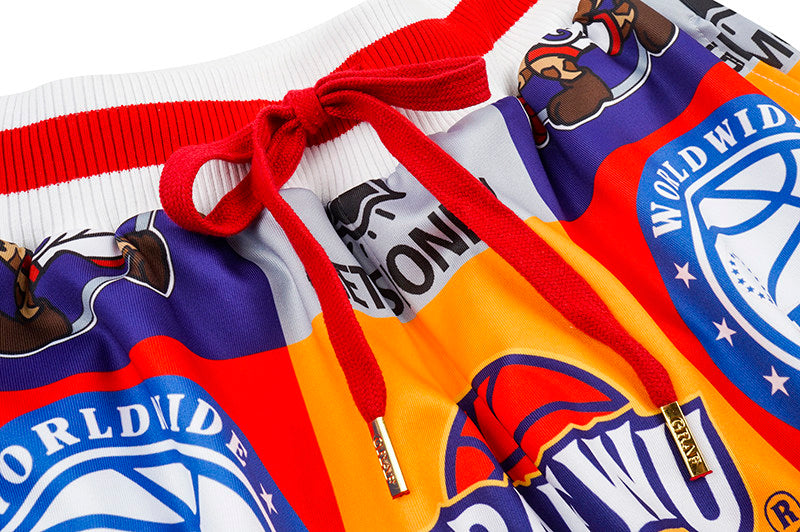 GRAF&WU Basketball Club Team Sports Loose Basketball Shorts